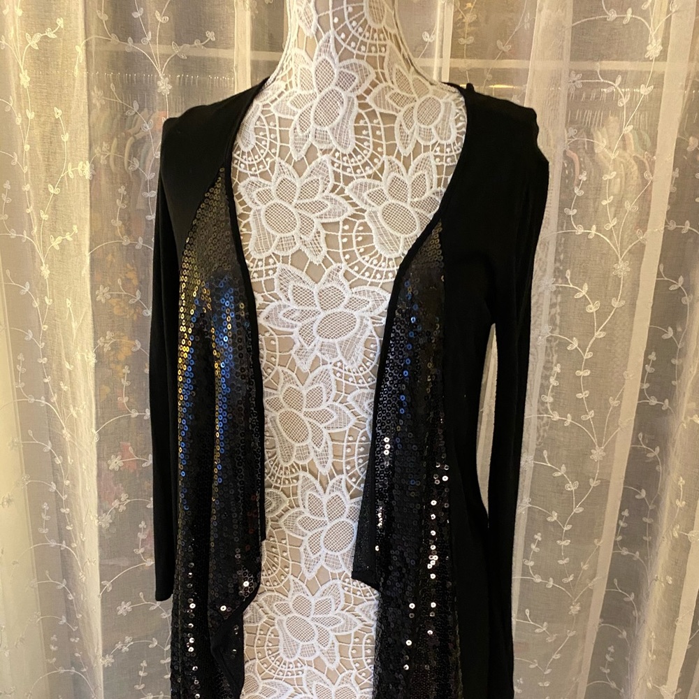 Sequined cardigan